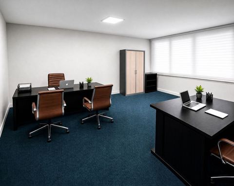 Bureau meublé privatif de 17 m² disponible à la location à Aubervilliers