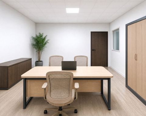 Bureau meublé privatif de 17,5 m² dans l'immeuble CEB à Aubervilliers