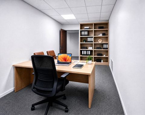 Bureau meublé privatif de 10 m² dans l'immeuble CEB à Aubervilliers
